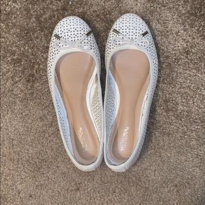 Merona White Bow Flats from Target